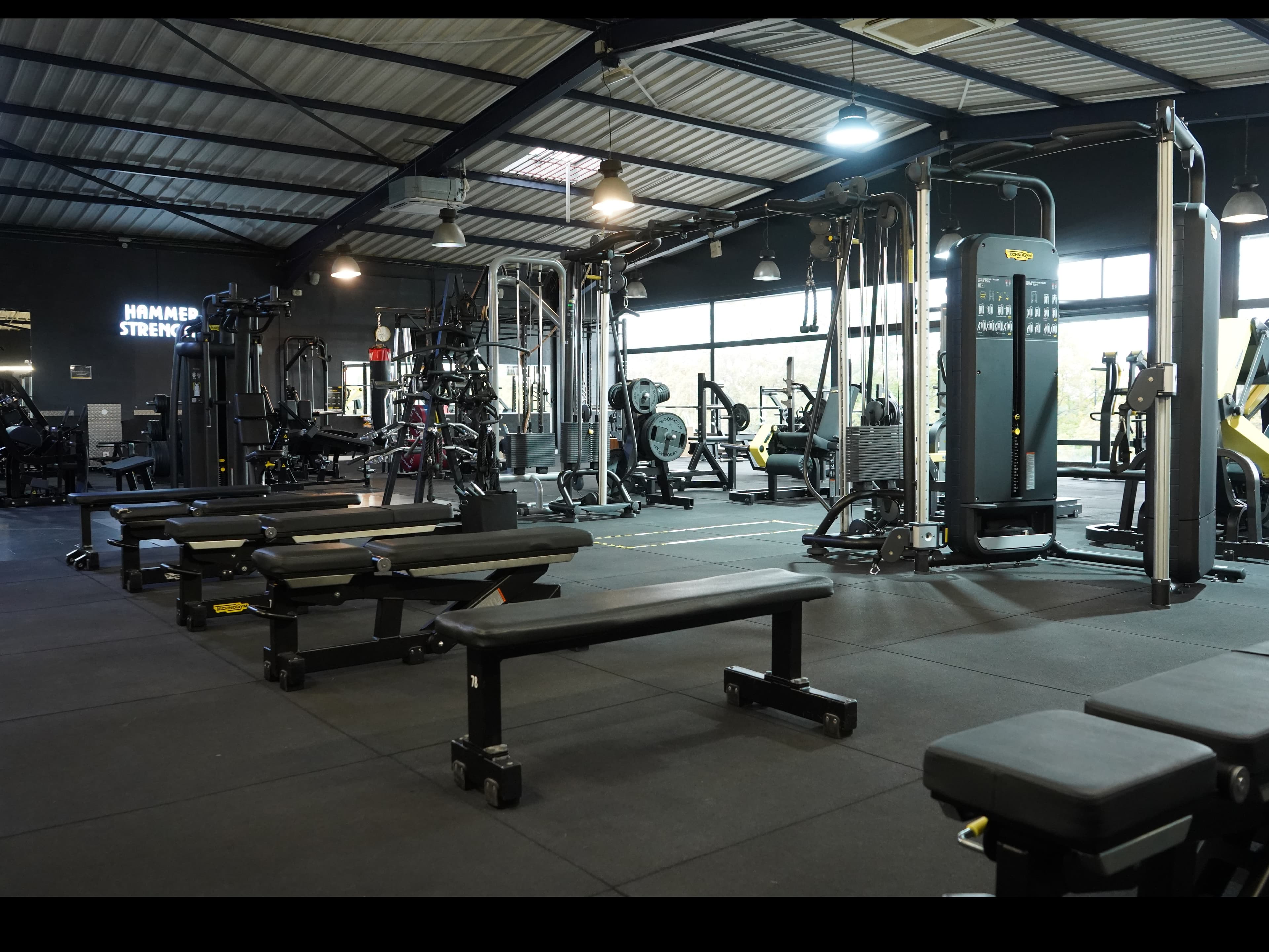 Réalisation moquette salle de sport